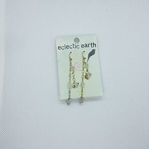 NWT Eclectic Earth Dangling Citrine Earrings